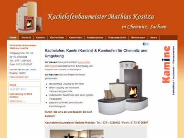 Kamine Kositza Chemnitz - Webdesign mit Contao aus Dresden