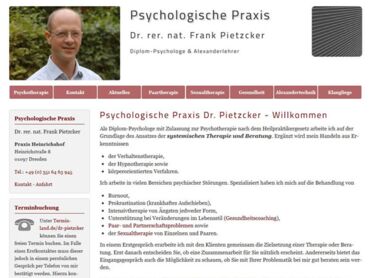 Webdesign Dresden Psychotherapeut Paartherapie