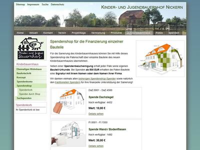 Spendenshop für Kinderbauernhof Dresden-Nickern