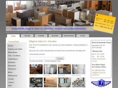 Webdesign, SEO für Gebrauchtmöbel Dresden - Contao Suchmaschinenoptimierung
