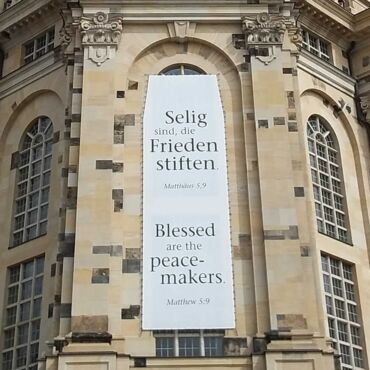 Banner an Frauenkirche Dresden - AW Webdesign Dresden