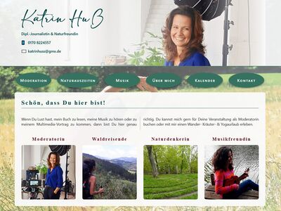 Webdesign aus Dresden, SEO: Katrin Huß - Dipl.-Journalistin und Naturfreundin