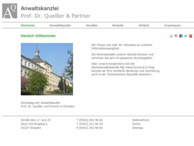 Webdesign SEO Anwaltskanzlei Dresden