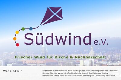 Webdesign für Südwind e.V. in Dresden
