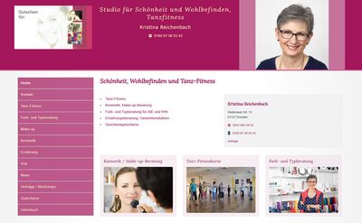 Webdesign Dresden - Stilberatung Typberatung Tanzfitness - Webdesign Dresden mit Contao