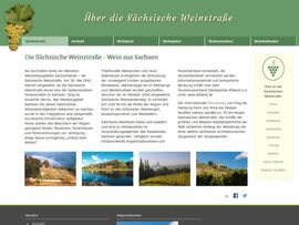 Sächsische Weinstraße:: Webdesign mit CMS Contao aus Dresden