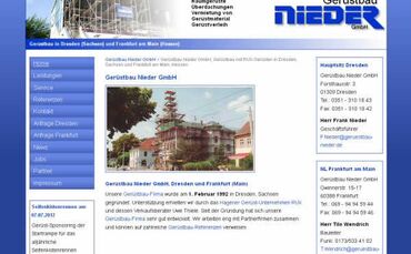 Grüstbau Dresden Webdesign Contao Suchmaschinenoptimierung