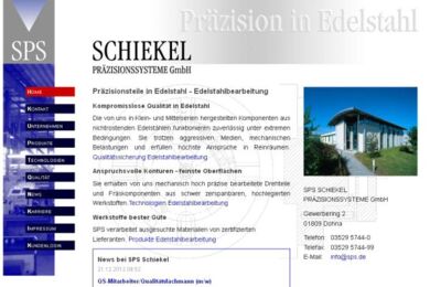 Webdesign Dresden SPS Schiekel