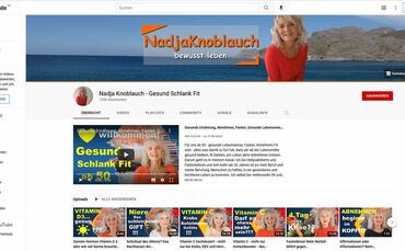 Youtube-Kanal: Nadja Knoblauch - Gesund Schlank Fit