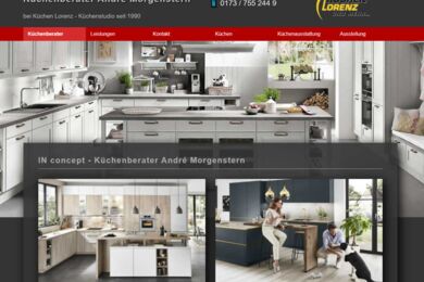 Webdesign: Küchenberater für Einbauküchen im Küchenstudio - Raum Dresden