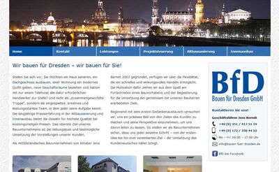 Webdesign Bauunternehmen Dresden