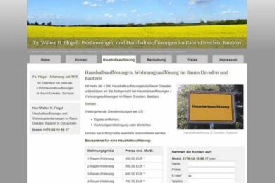 Webdesign Dresden Haushaltsauflösung Wohnungsberäumung