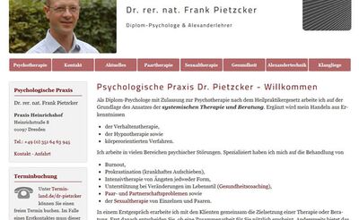 Psychologe Dresden Webdesign Contao Suchmaschinenoptimierung