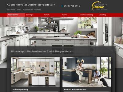 Webdesign: Küchenberater für Einbauküchen im Küchenstudio - Raum Dresden