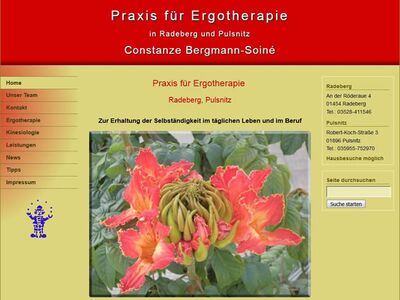 Webdesign Ergotherapie Radeberg