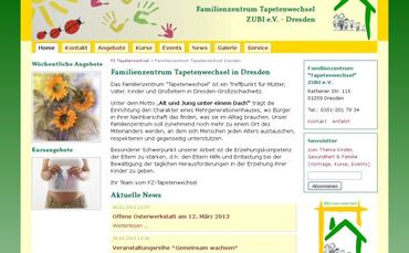 Familienzentrum Tapetenwechsel Dresden - Webdesign mit Contao in Dresden