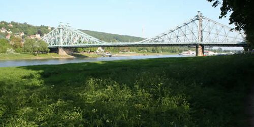 Das Blaue Wunder und die Elbe - Wieland Webdesign Dresden