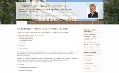 Webdesign Dresden Rechtsanwalt Bertolatus Dresden