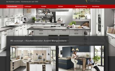 Webdesign: Küchenberater für Einbauküchen im Küchenstudio - Raum Dresden