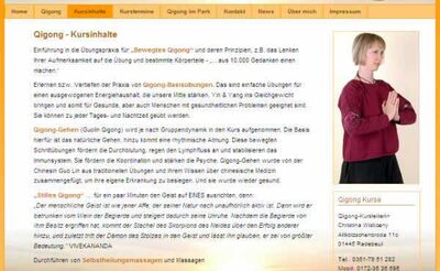 Webdesign und SEO für Qigong in Radebeul bei Dresden