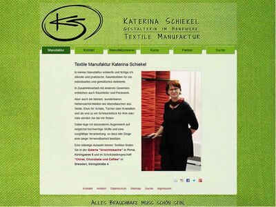 Textile Manufaktur bei Dresden in Sachsen